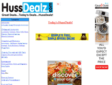 Tablet Screenshot of hussdealz.com